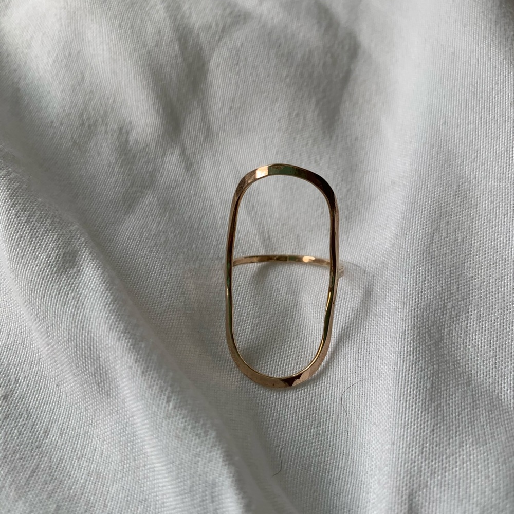 Oval Open Ring - image 4